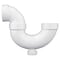 Charlotte Pipe And Foundry Charlotte Pipe Schedule 40 1-1/2 in. Hub X 1-1/2 in. D Hub PVC P-Trap with Clean Out 1 pk PVC00707X0600 - alternate 3